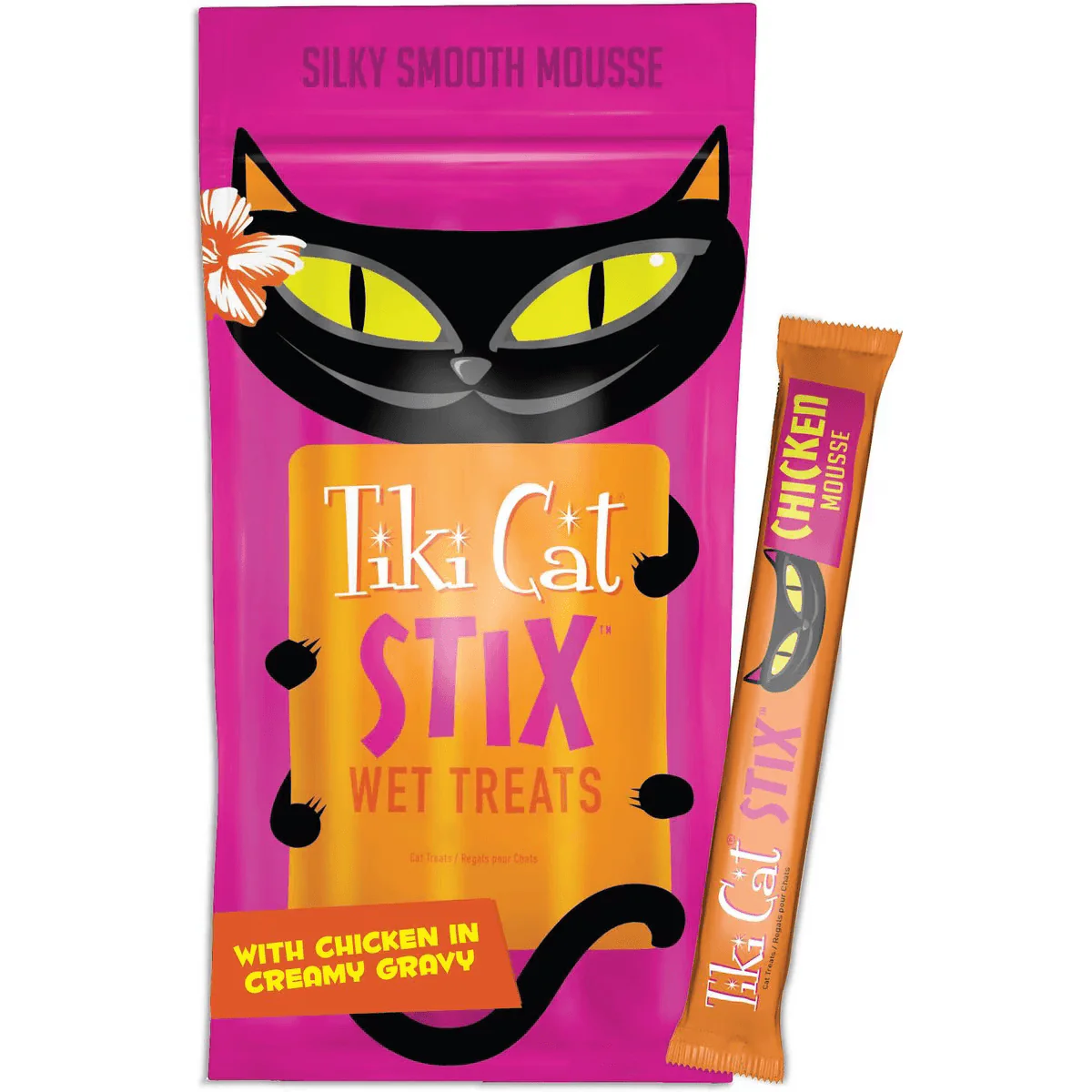 Tiki Cat Treats Stix Chicken Mousse