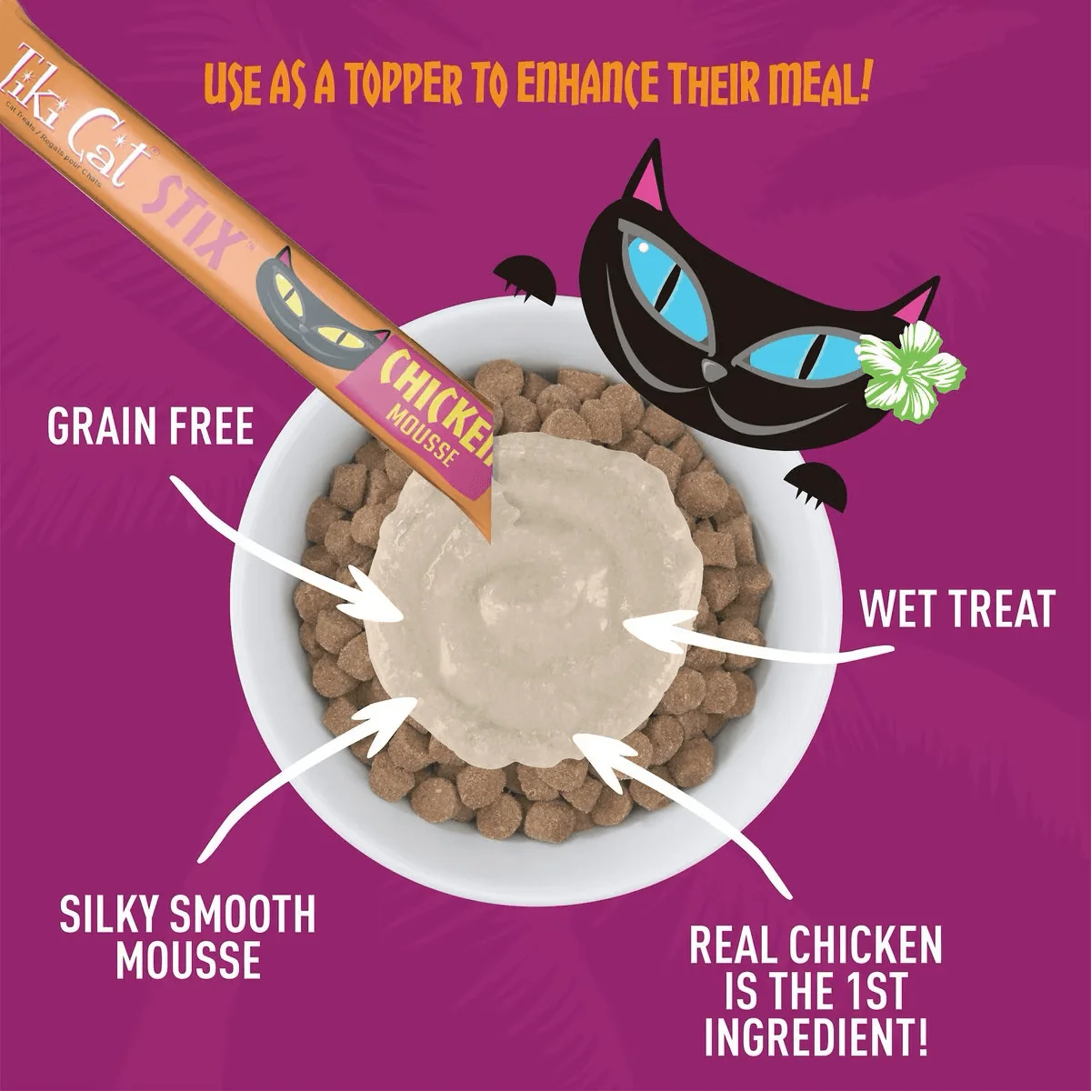 Tiki Cat Treats Stix Chicken Mousse - Image 3