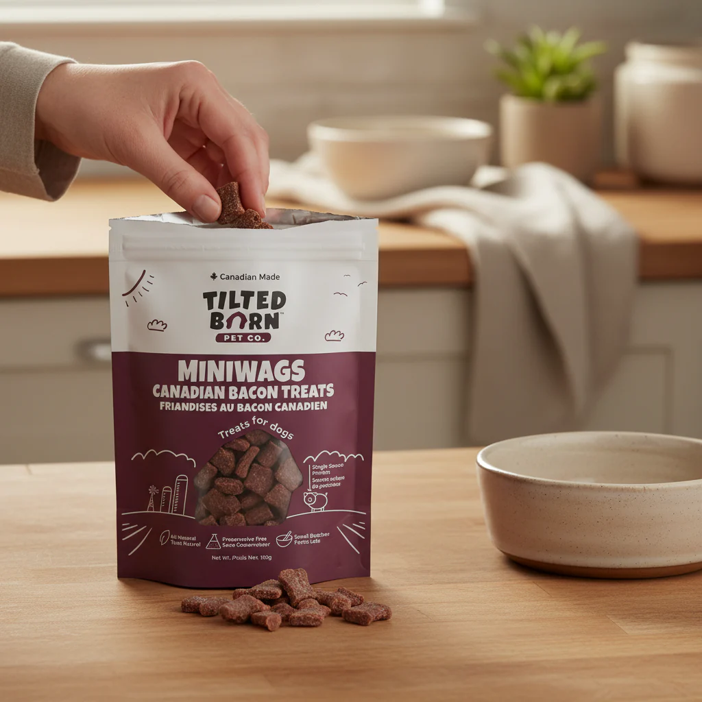 Tilted Barn MiniWags Canadian Bacon Dog Treats - Image 4
