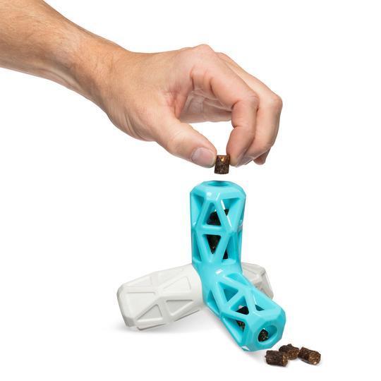 Totally Pooched Squeak N Stuff Rubber Toy Teal - Image 2