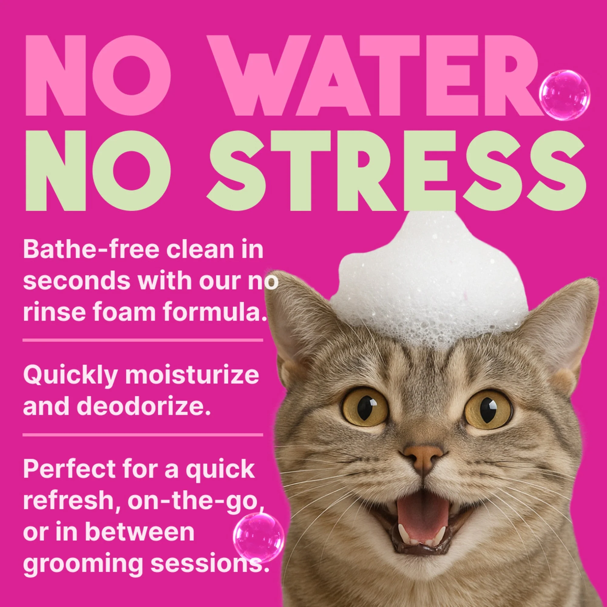 TropiClean Deep Cleansing Waterless Cat Shampoo - Image 5