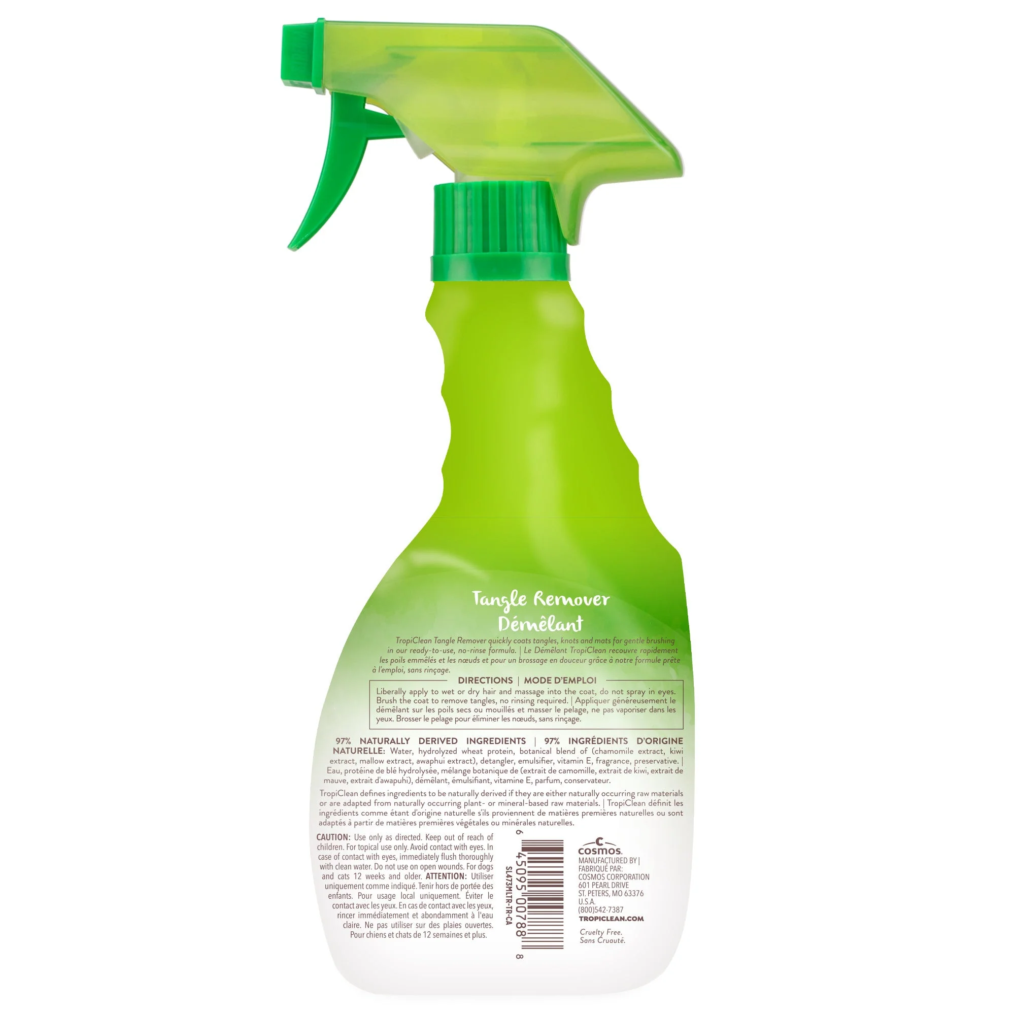 TropiClean Sweet Pea Tangle Remover Spray for Pets - Image 2