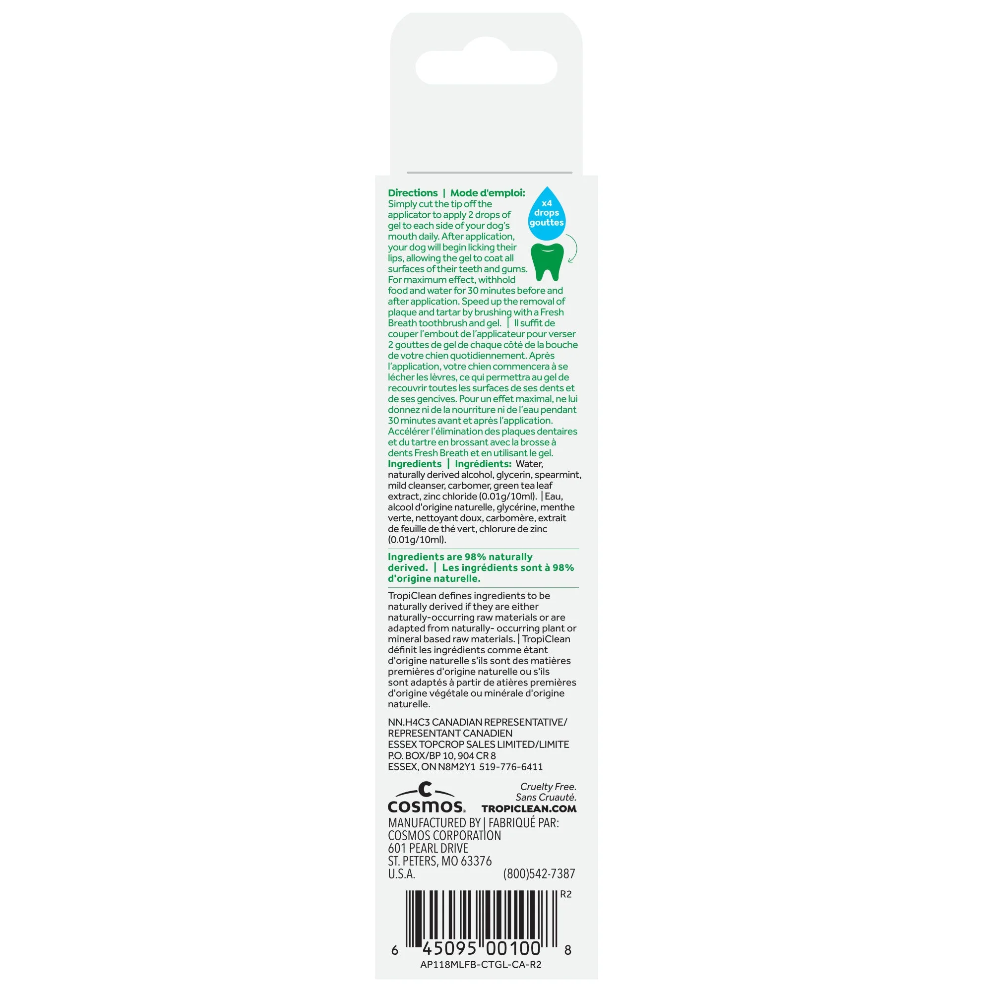 TropiClean Fresh Breath No Brushing Clean Teeth Dental & Oral Care Gel for Dogs - Image 11