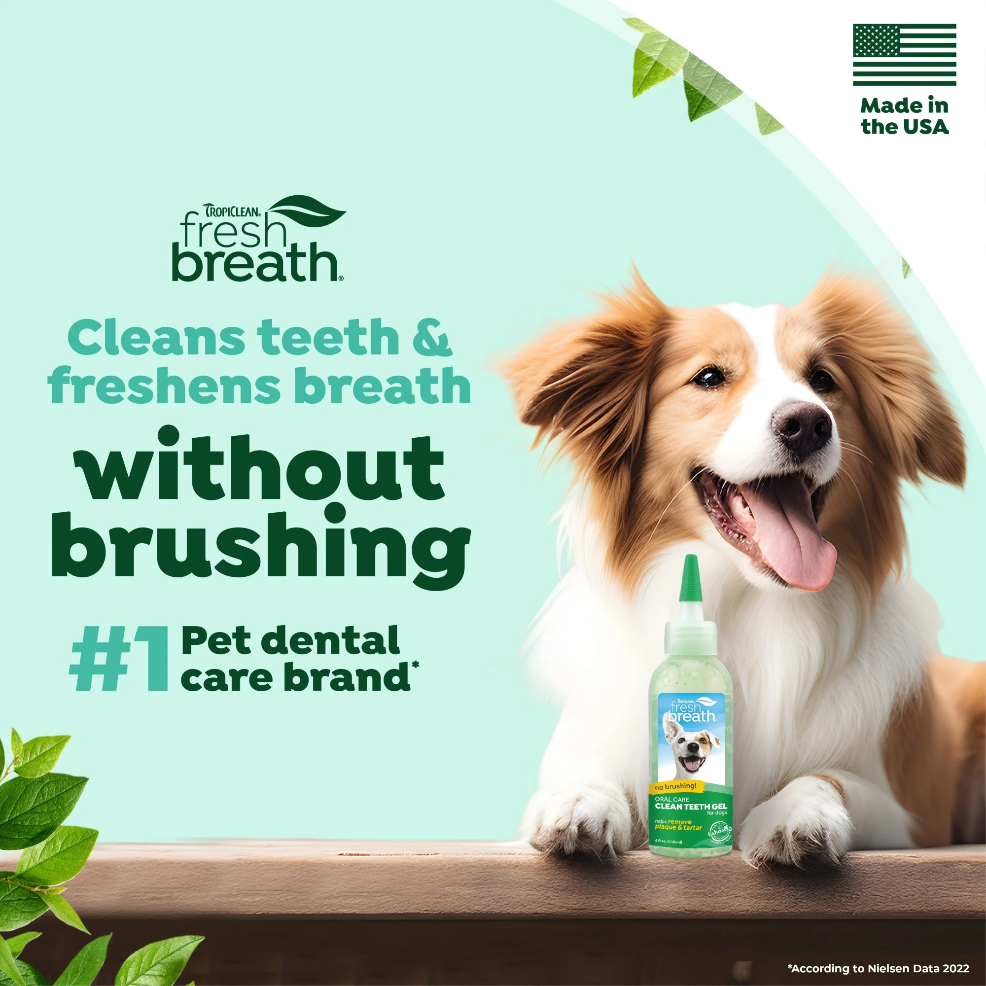 TropiClean Fresh Breath No Brushing Clean Teeth Dental & Oral Care Gel for Dogs - Image 12