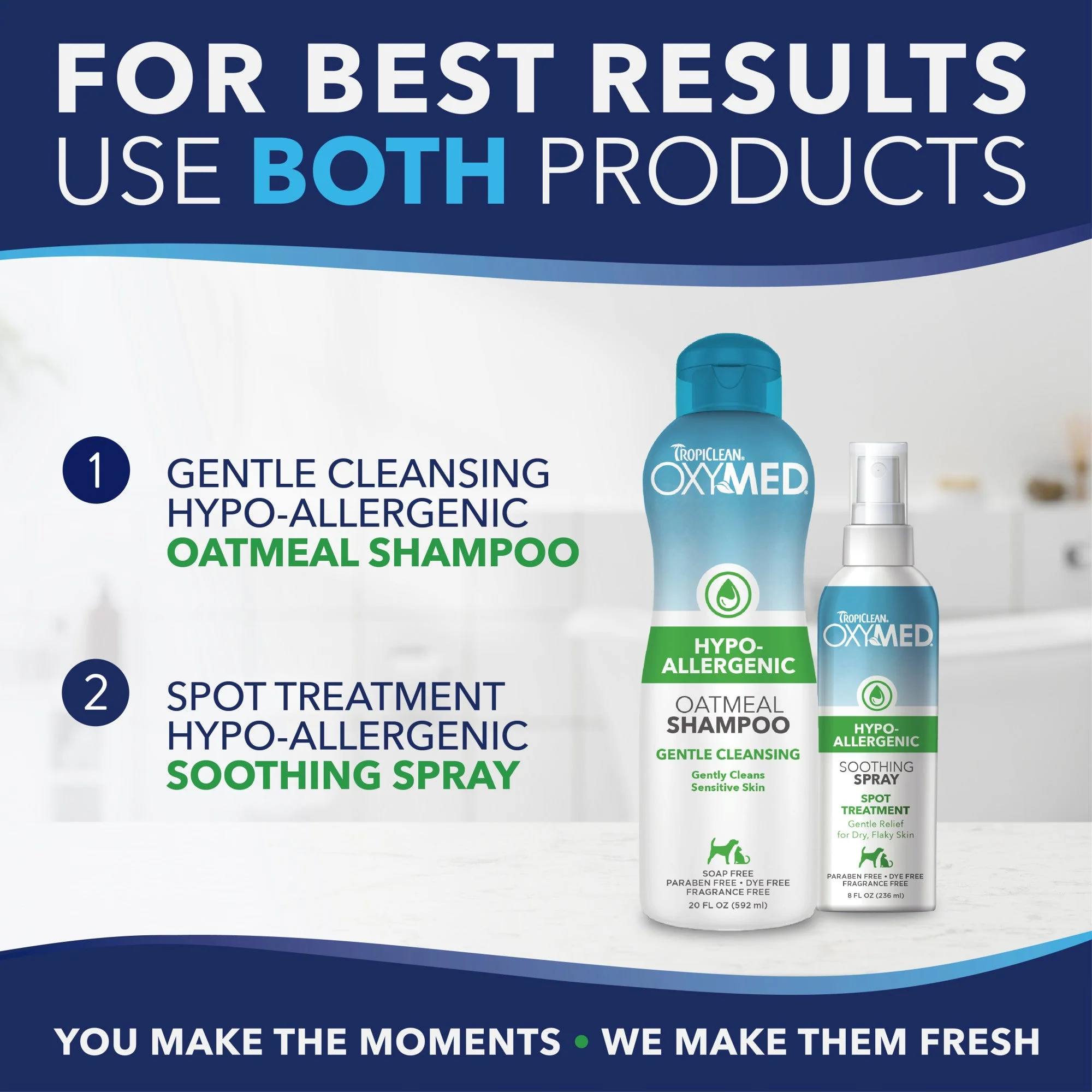 TropiClean OxyMed Hypoallergenic Shampoo for Pets - Image 10
