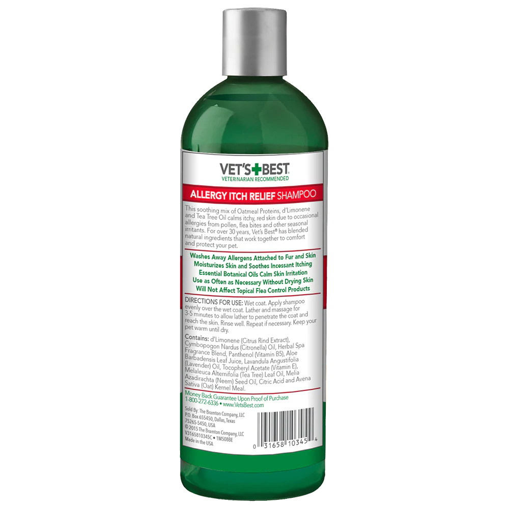 Vets Best Allergy Itch Relief Dog Shampoo - Image 2