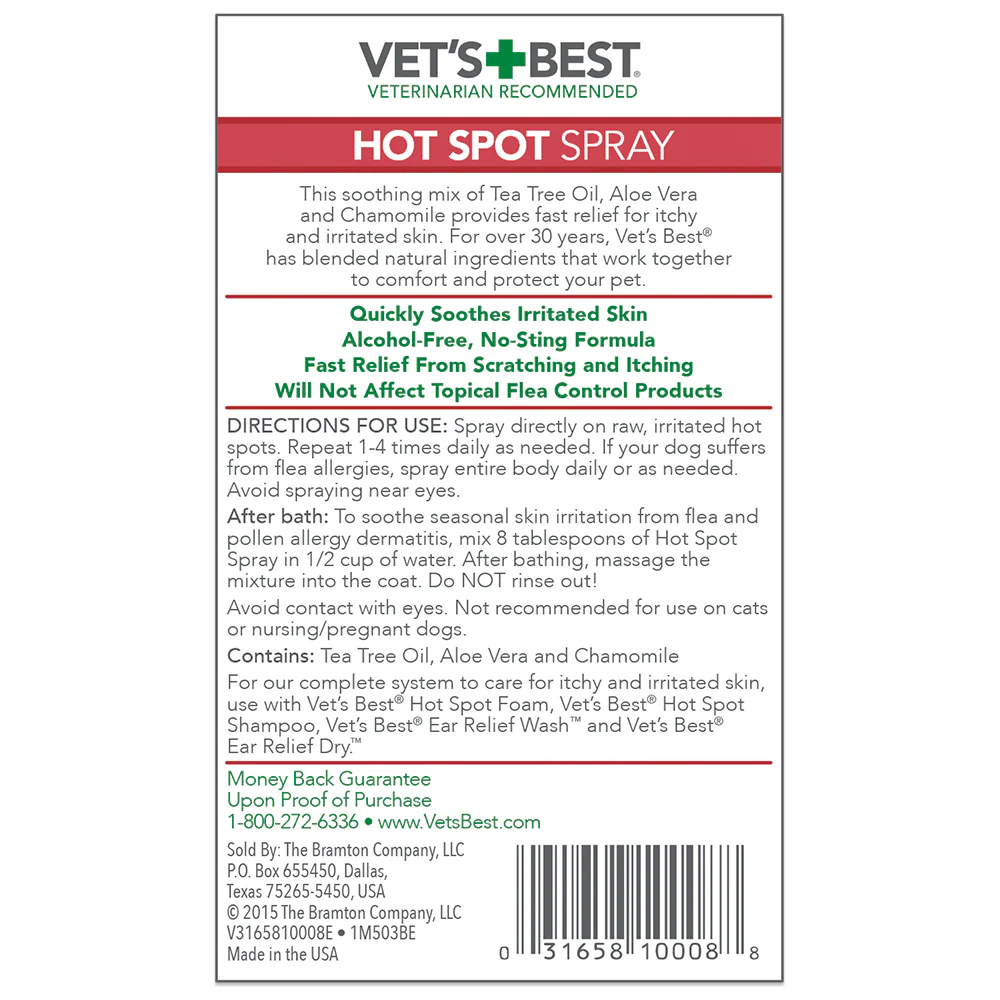 Vets Best Hot Spot Spray - Image 2