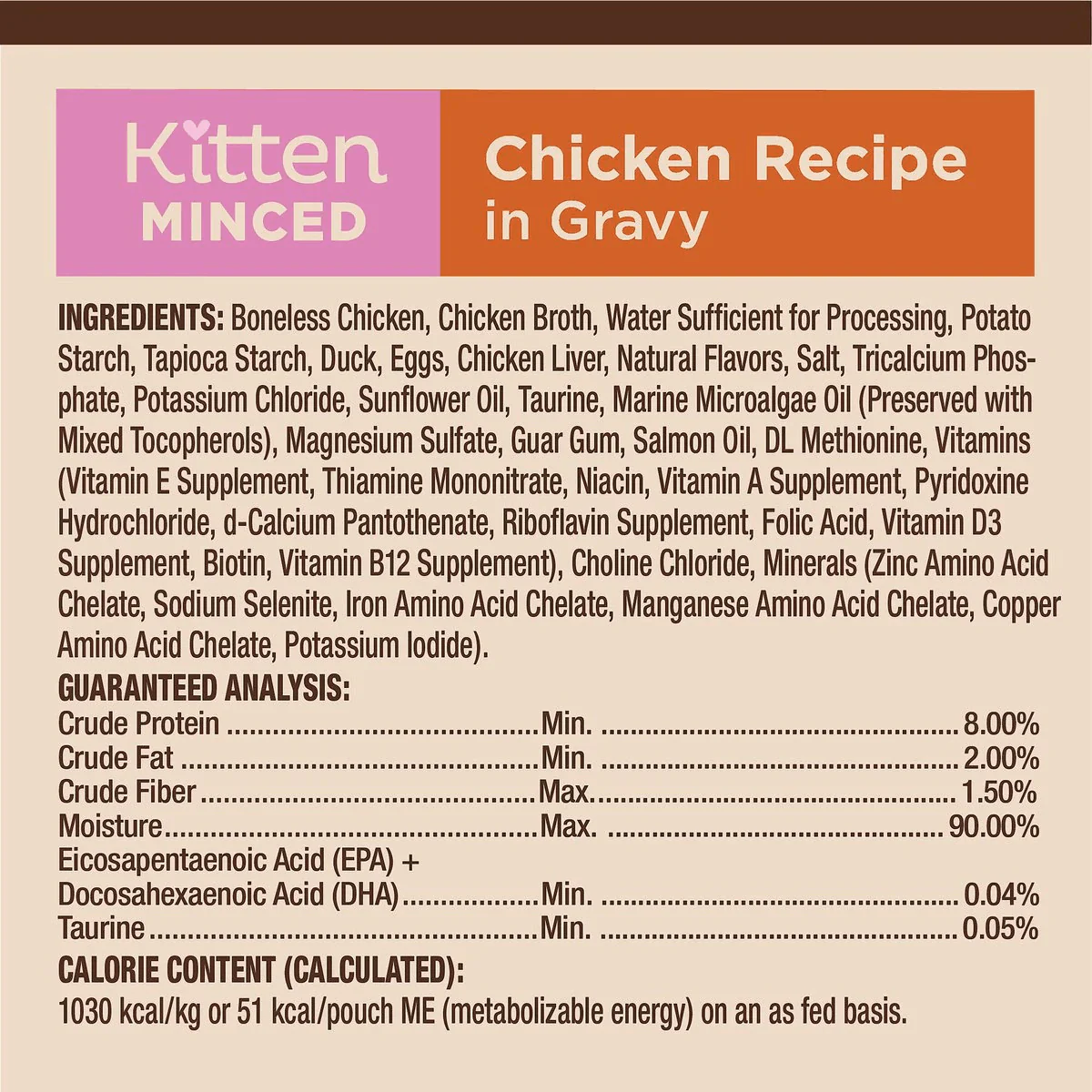 Wellness CORE Tiny Tasters Kitten Minced Chicken in Gravy Wet Cat Food - Image 6