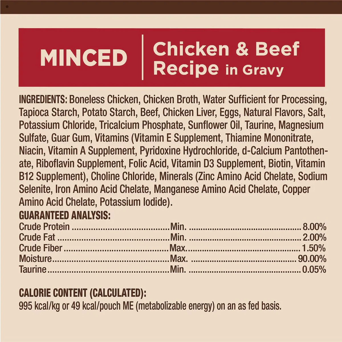Wellness CORE Tiny Tasters Minced Chicken & Beef in Gravy Wet Cat Food - Image 6