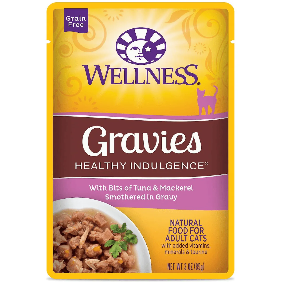 Wellness Healthy Indulgence Gravies Tuna & Mackerel Wet Cat Food