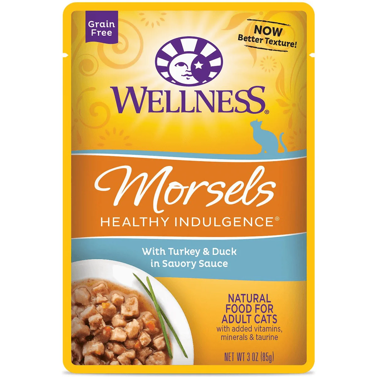 Wellness Healthy Indulgence Morsels Turkey & Duck Wet Cat Food