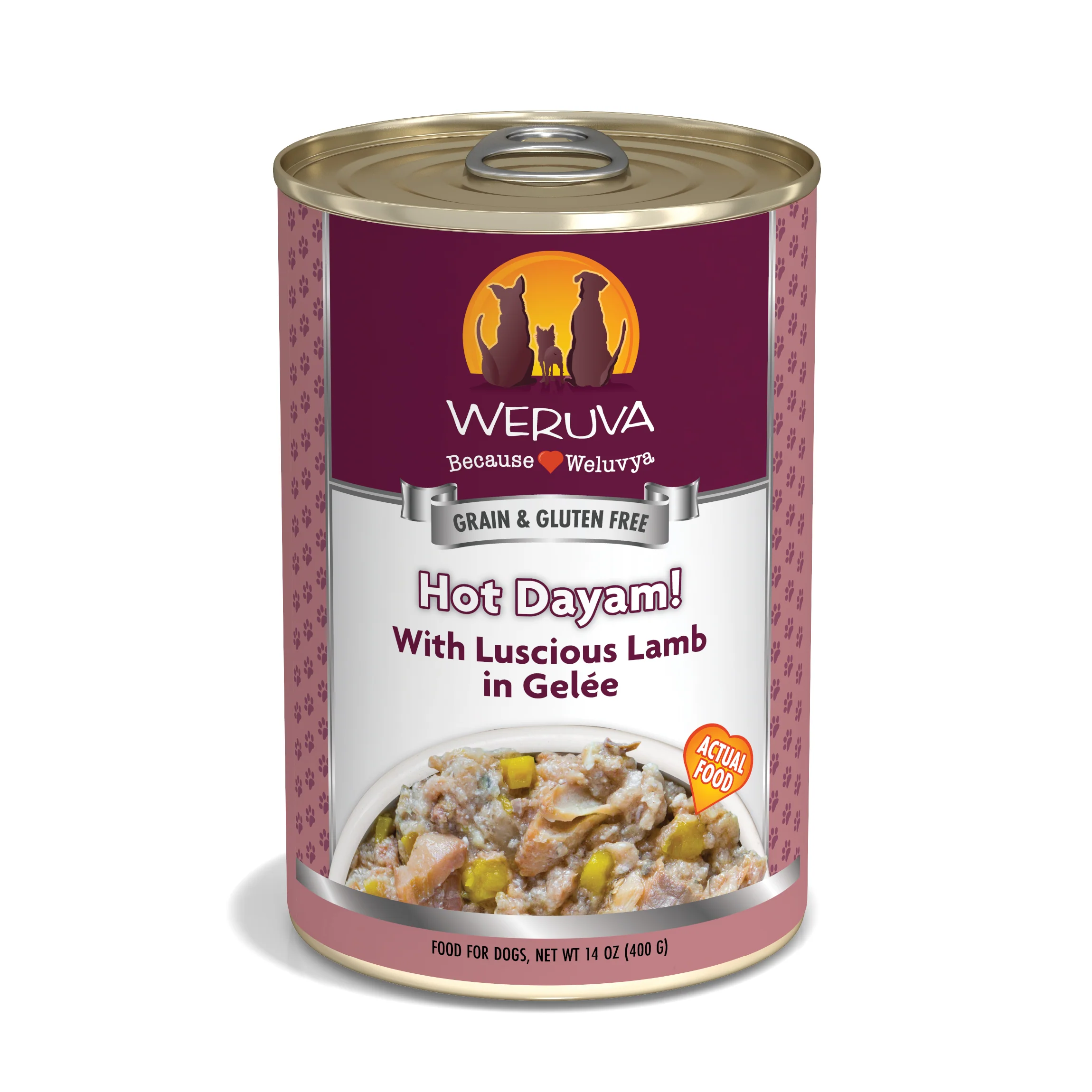 Weruva Classic Hot Dayam! with Lamb in Gelée Grain-Free Canned Dog Food