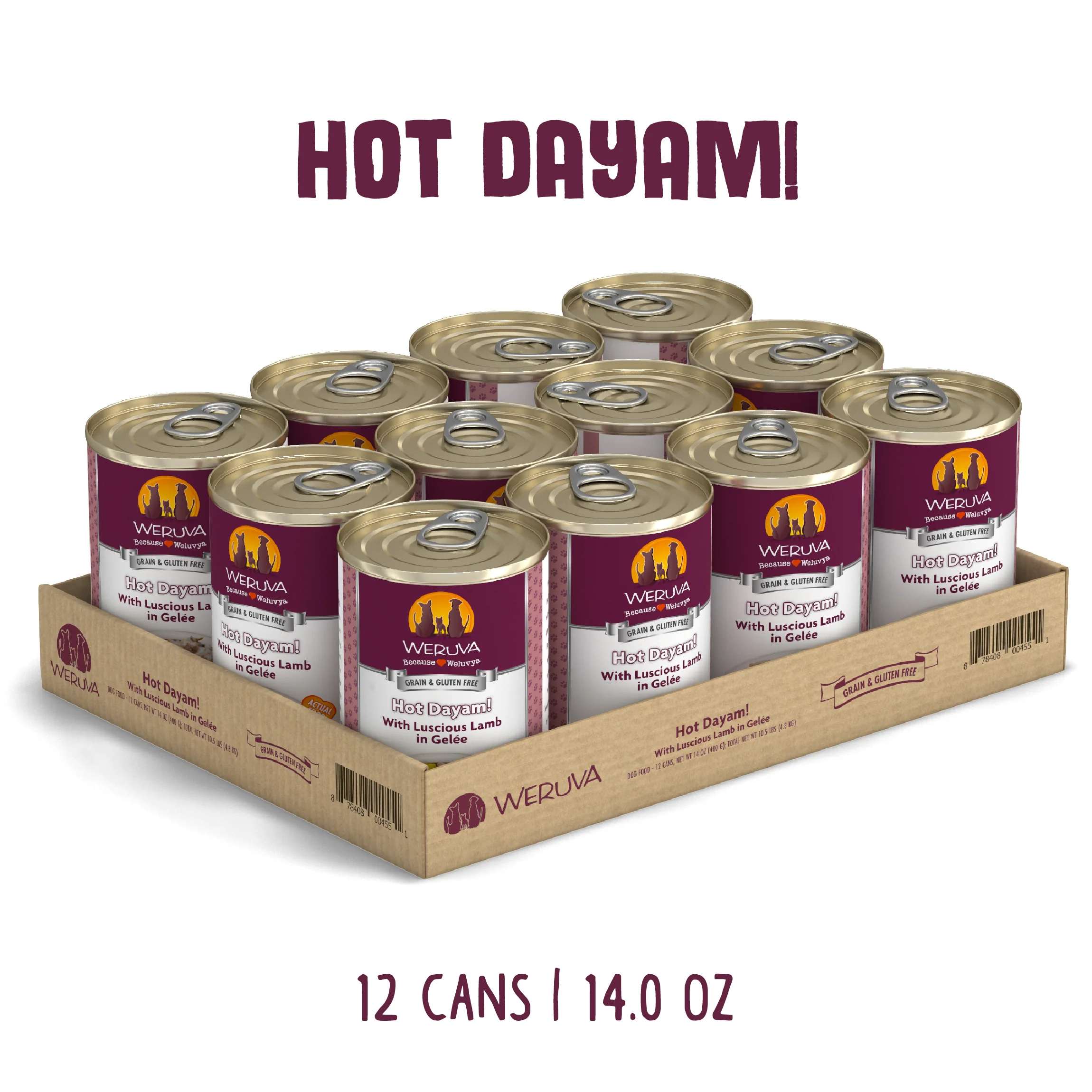 Weruva Classic Hot Dayam! with Lamb in Gelée Grain-Free Canned Dog Food - Image 3