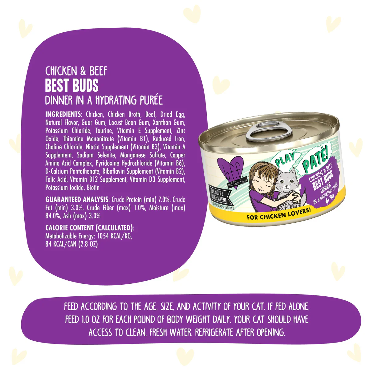 Weruva Wet Cat Food BFF Best Buds Chicken & Beef Pate - Image 3