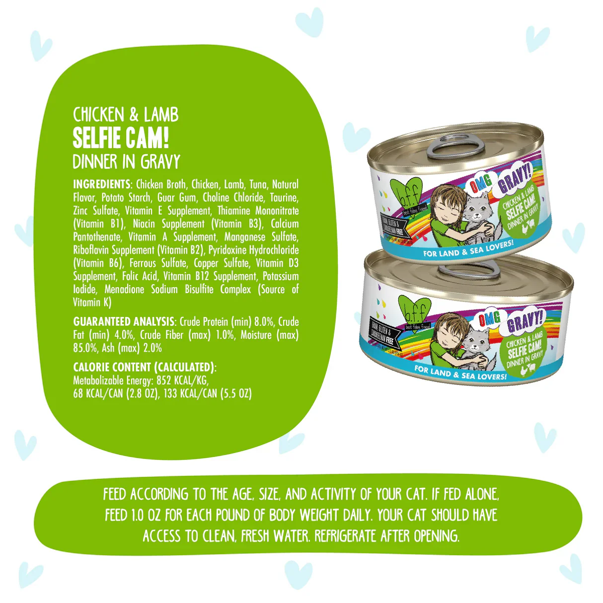 Weruva Wet Cat Food BFF Omg Selfie Cam! Chicken & Lamb Dinner in Gravy - Image 3