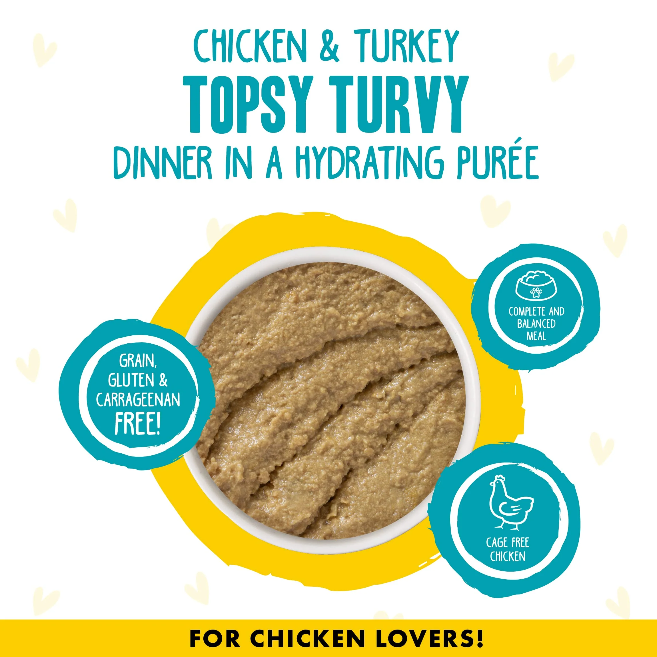 Weruva Wet Cat Food BFF Topsy Turvy! Chicken & Turkey Pate - Image 2