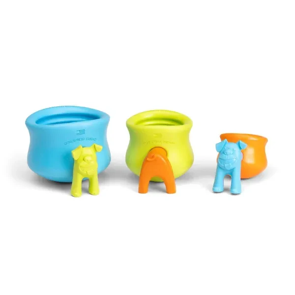 West Paw Zogoflex Toppl Stopper Aqua 2 Pack - Image 4