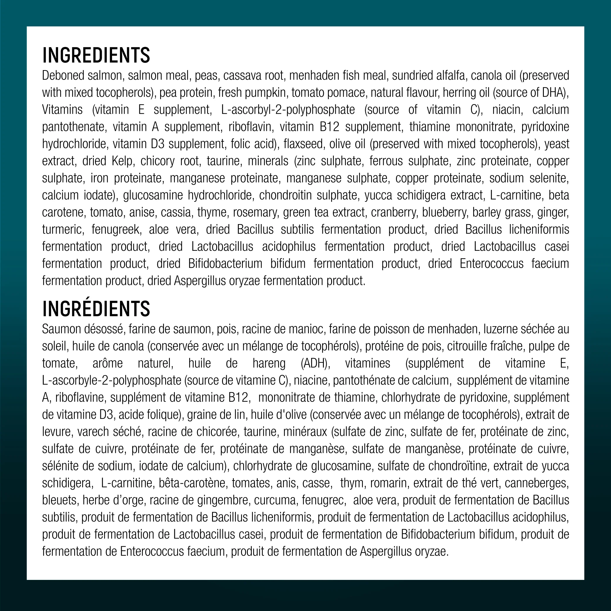 Wholesome Blend Dog Food Large Breed Mobility Care Salmon and Pumpkin Recipe - Image 6