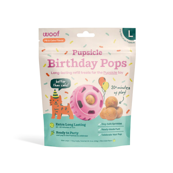 Woof Pupsicle Birthday Pops Dog Treats