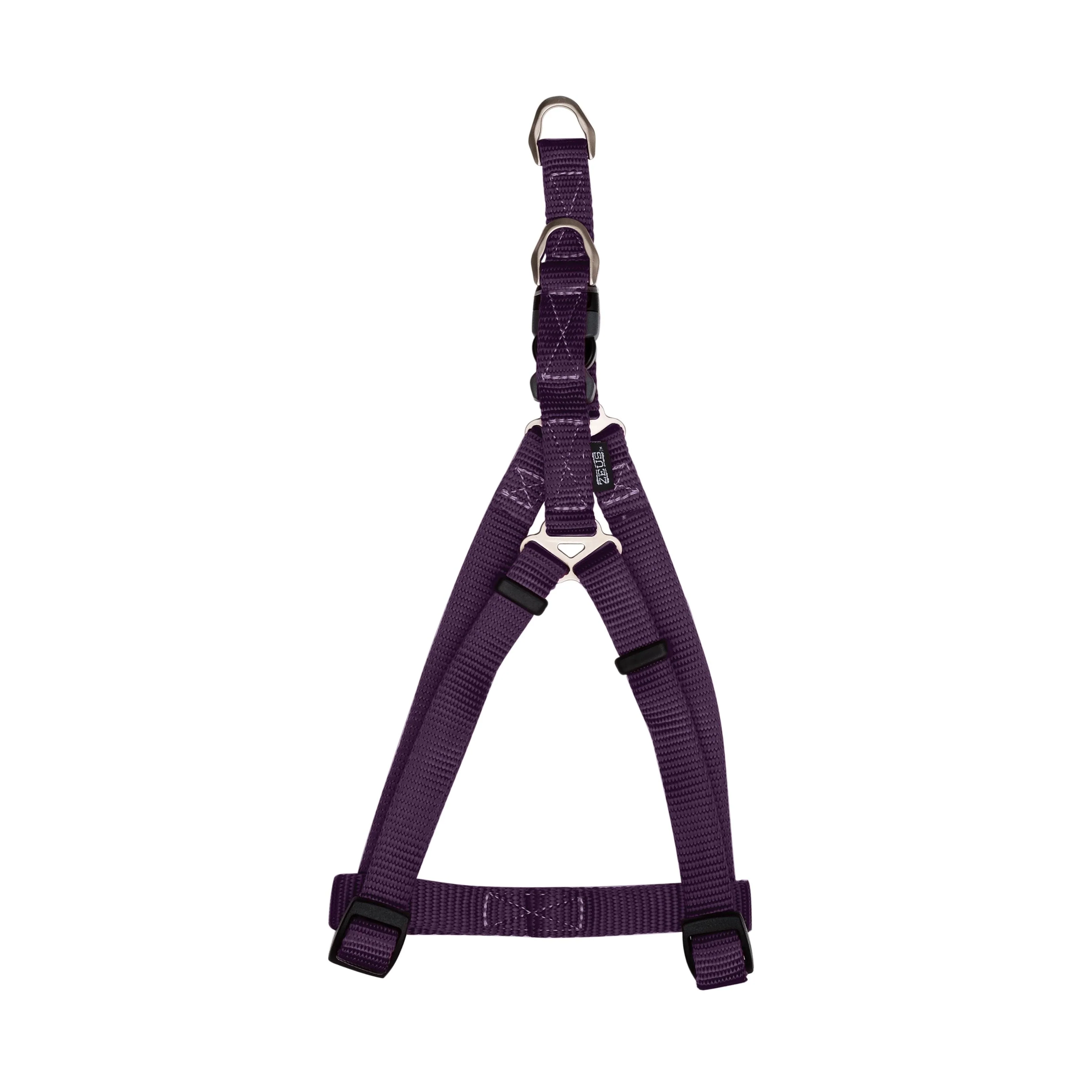 Zeus Nylon Dog Harness Royal Purple