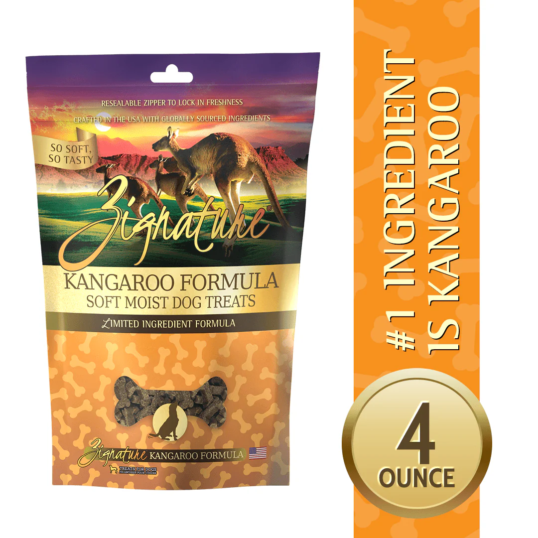 Zignature Kangaroo Formula Soft Moist Treats for Dogs - Image 3