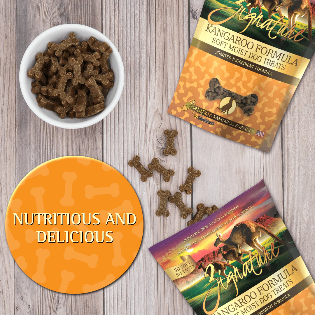Zignature Kangaroo Formula Soft Moist Treats for Dogs - Image 7