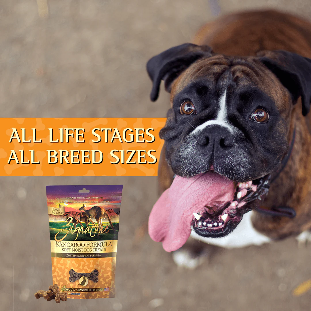 Zignature Kangaroo Formula Soft Moist Treats for Dogs - Image 9
