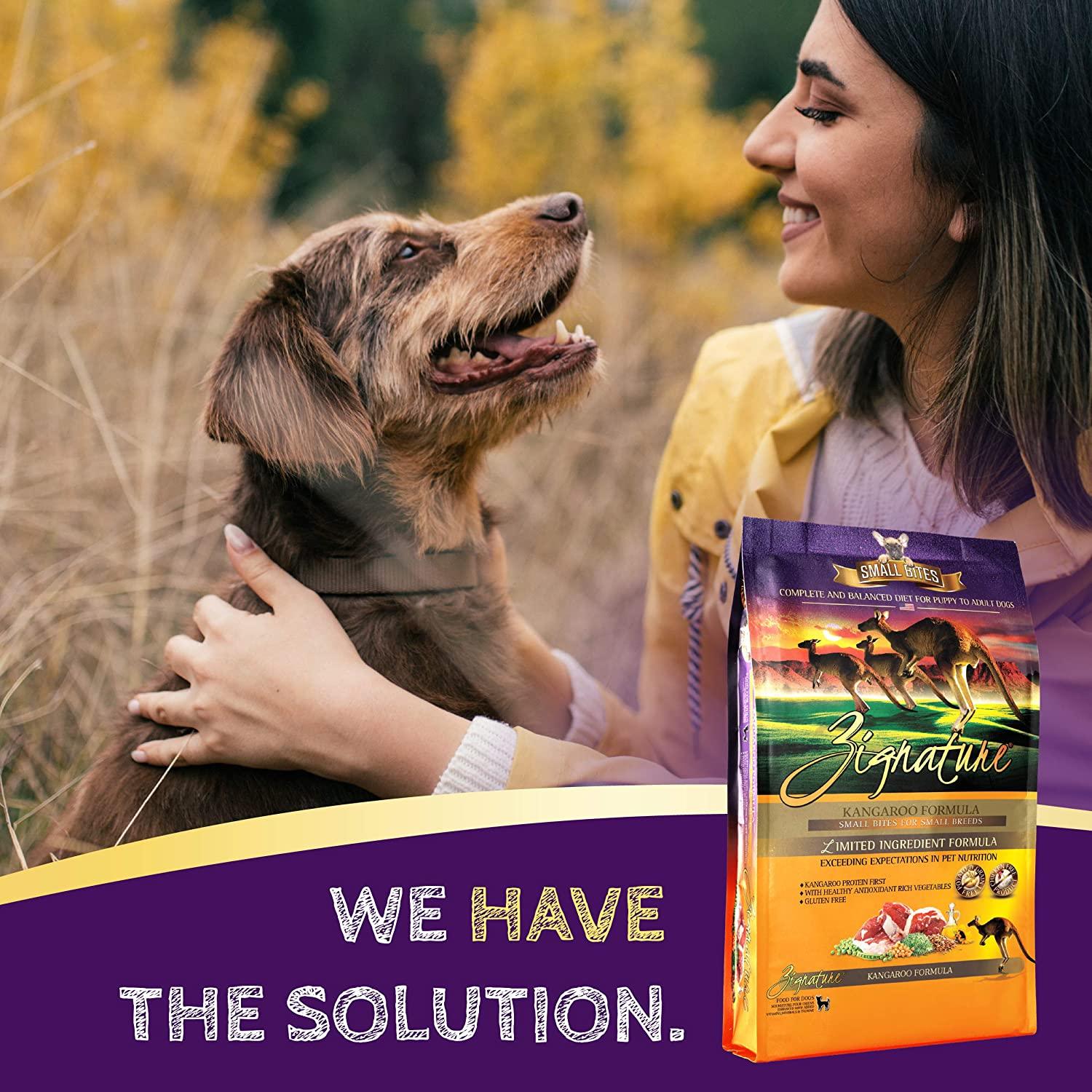 Zignature Limited Ingredient Formula Kangaroo Small Bites - Image 7