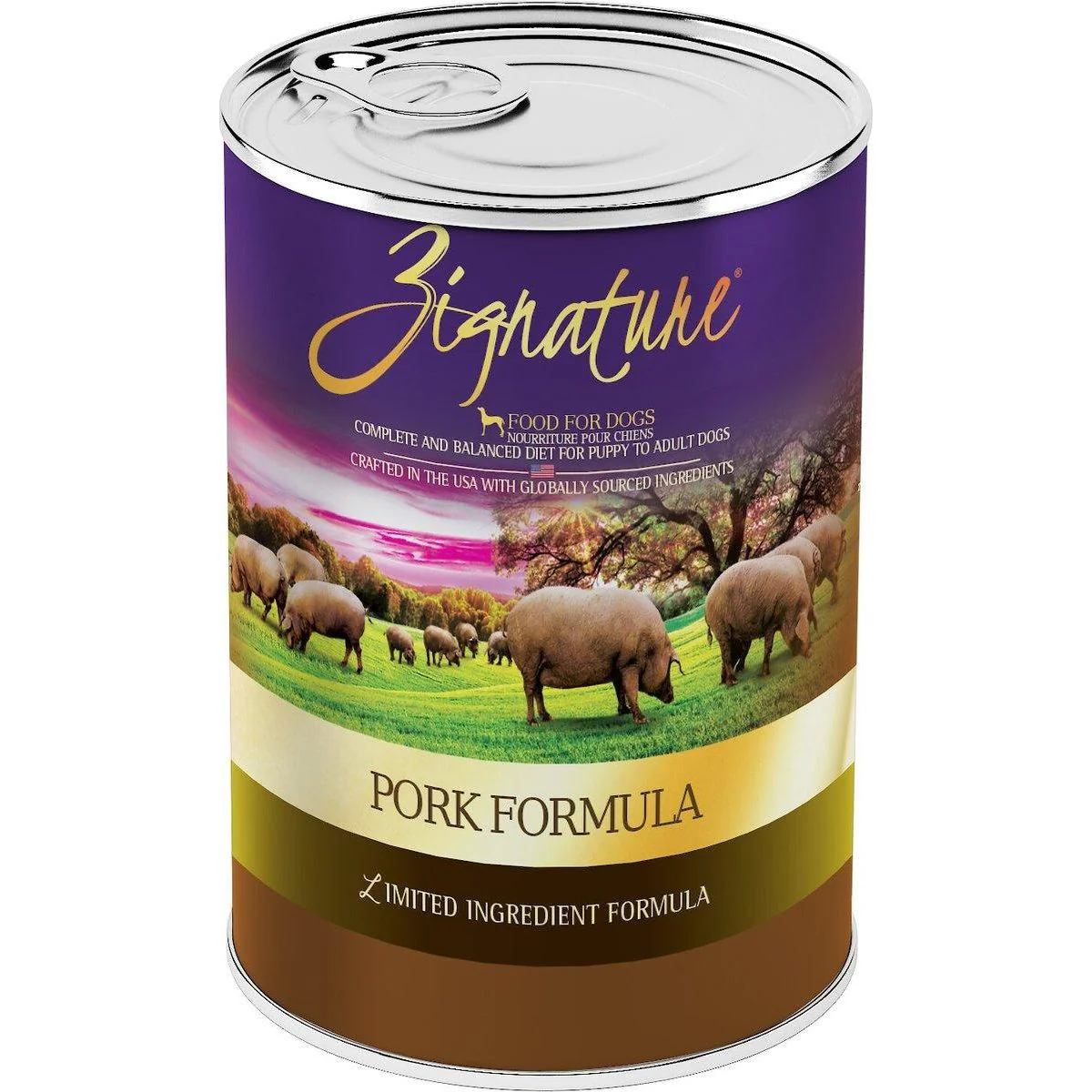 Zignature Pork Limited Ingredient Formula Grain-Free Canned Dog Food