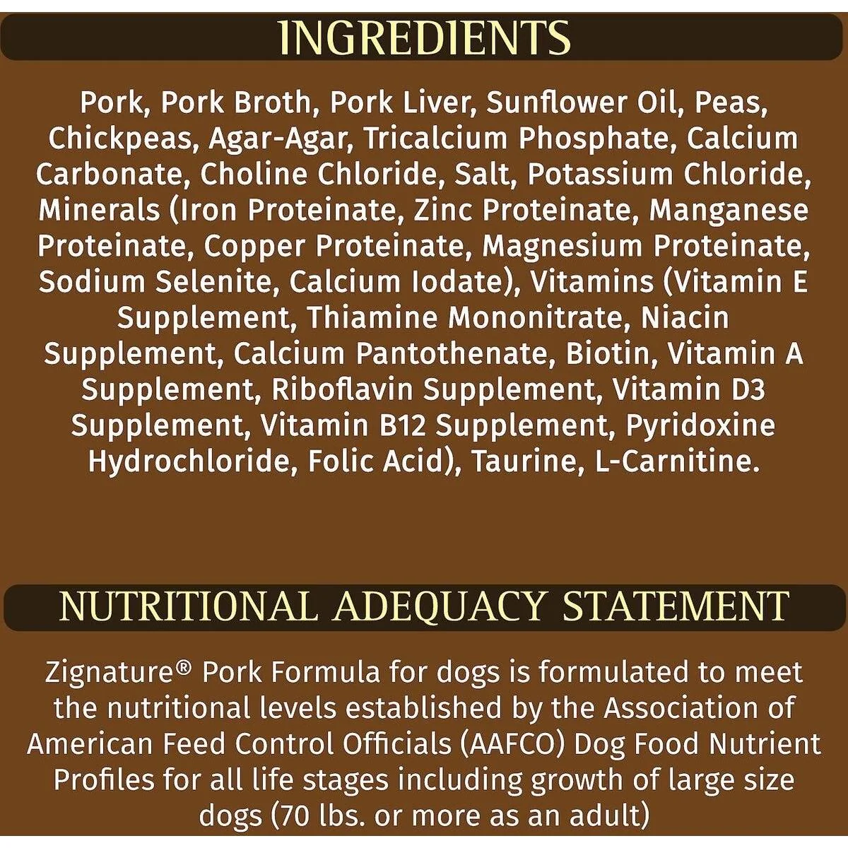 Zignature Pork Limited Ingredient Formula Grain-Free Canned Dog Food - Image 5