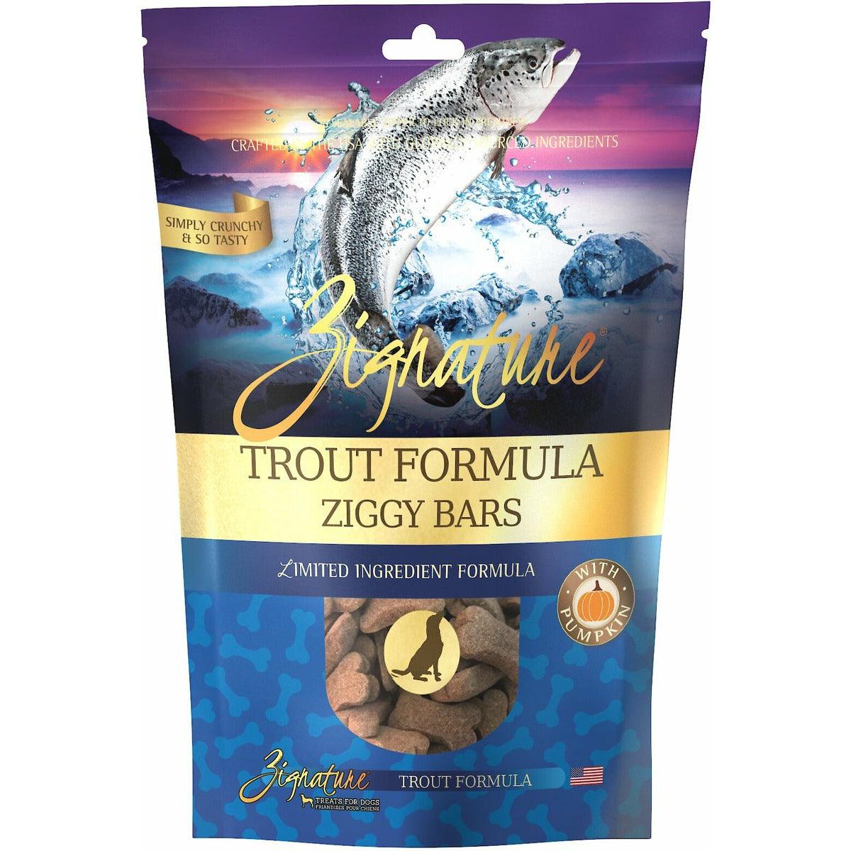 Zignature Trout Formula Biscuit Treats for Dogs