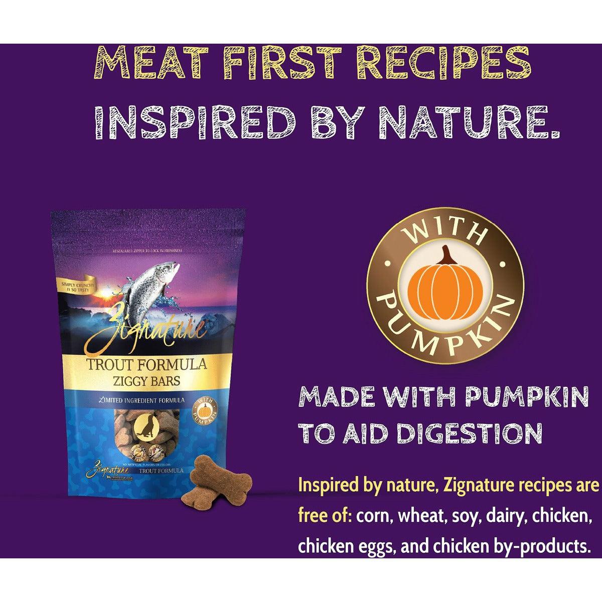 Zignature Trout Formula Biscuit Treats for Dogs - Image 4