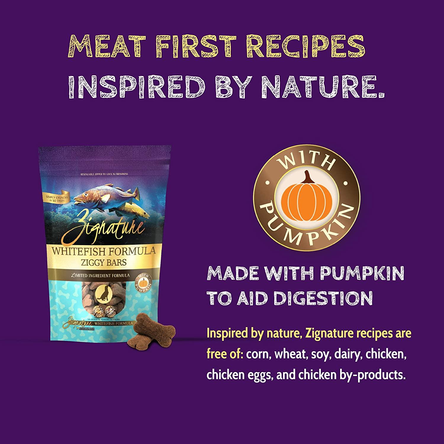 Zignature Whitefish Formula Biscuit Treats for Dogs - Image 3
