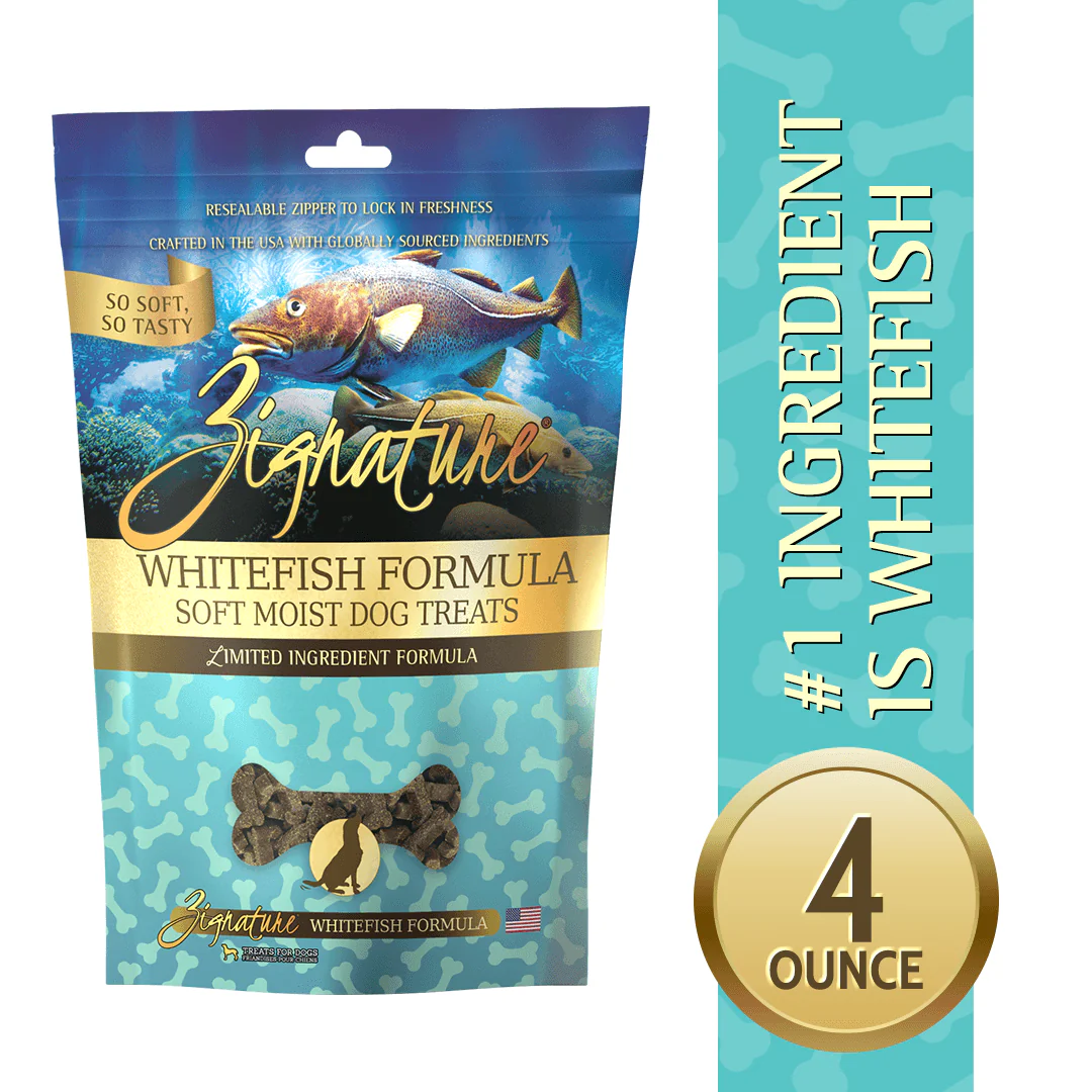 Zignature Whitefish Formula Soft Moist Treats for Dogs - Image 3