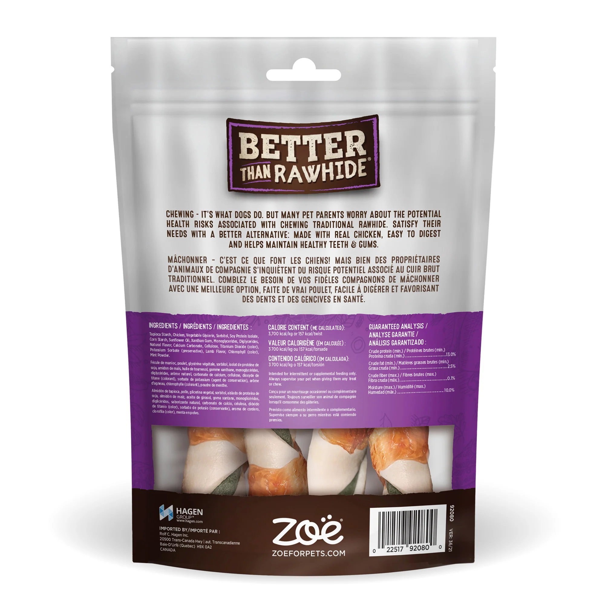 Zoe Better Than Raw Hide Roast Lamb & Mint Flavour - Image 2
