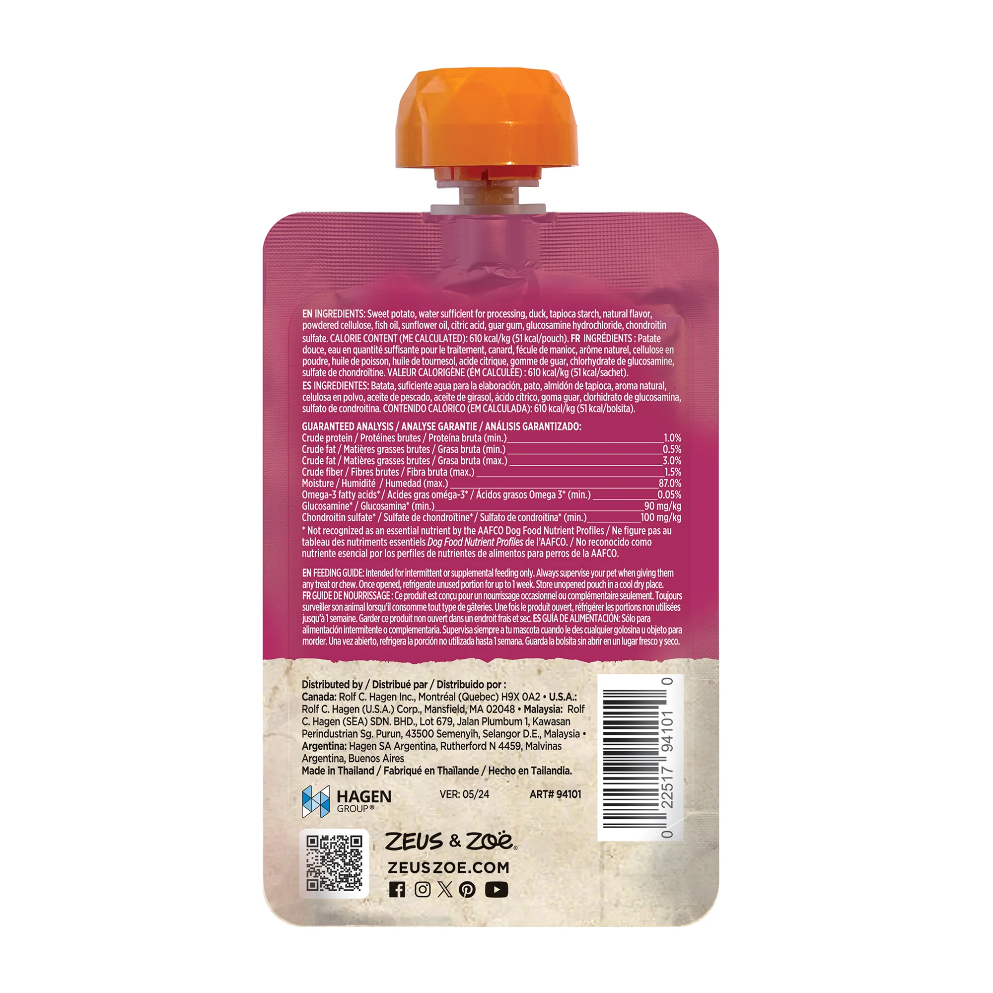 Zoe Licky Snack Sweet Potato & Duck Recipe - Image 2