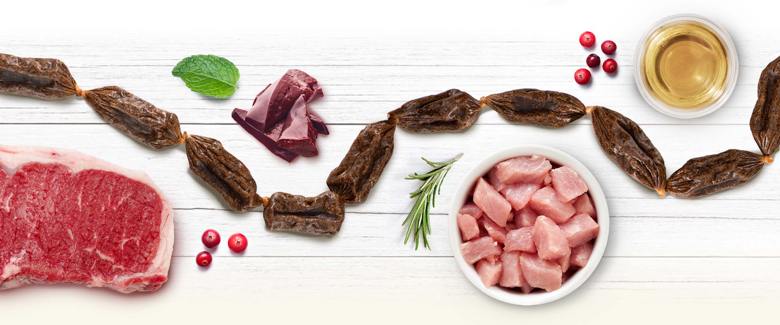 Zoe Meat Market Sausages with Chicken & Beef Dog Treats - Image 2